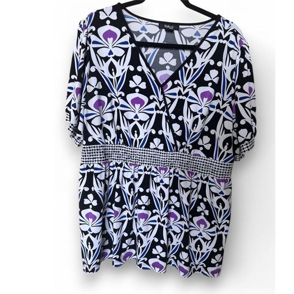 Empire Waist Boho Blouse - Picture 1 of 5
